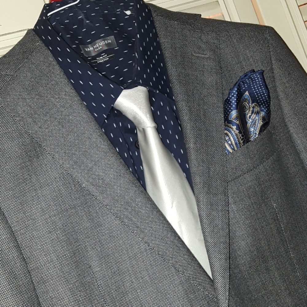 Suit supply sienna 38r  pure wool birdseye suit